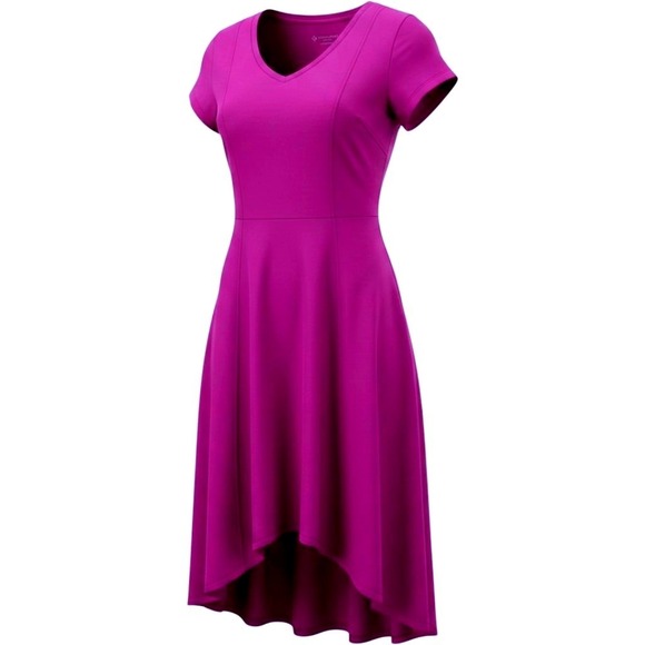 Stonewear Dresses & Skirts - NWT Stonewear Designs Gardenia Dress XS Purple Passion Flower Asymmetrical USA